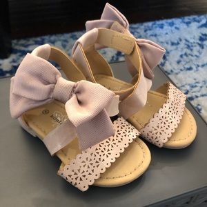 Adorable baby girl sandals